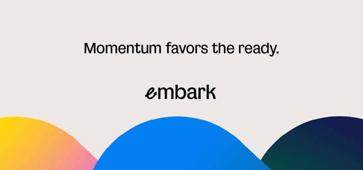 Footer: Momentum favors the ready