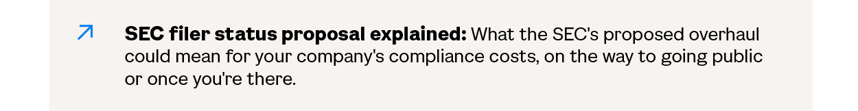 SEC filer status proposal explained