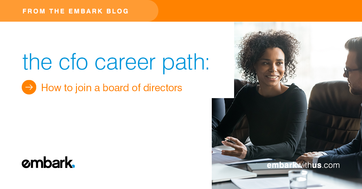 The CFO Career Path: How to Join a Board of Directors