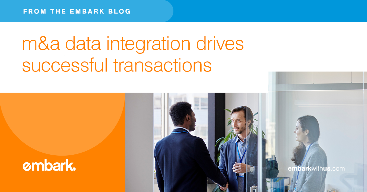 M&A Data Integration Drives Successful Transactions