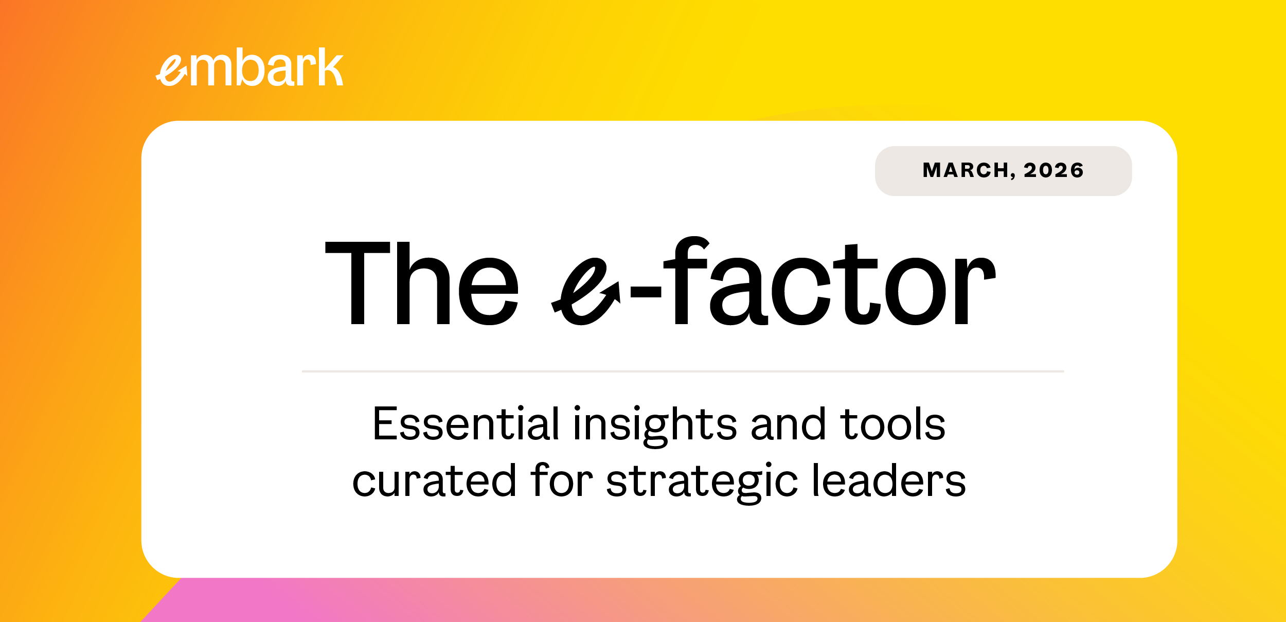 The Q1 Pulse: Strategy & Insights for Business Leaders