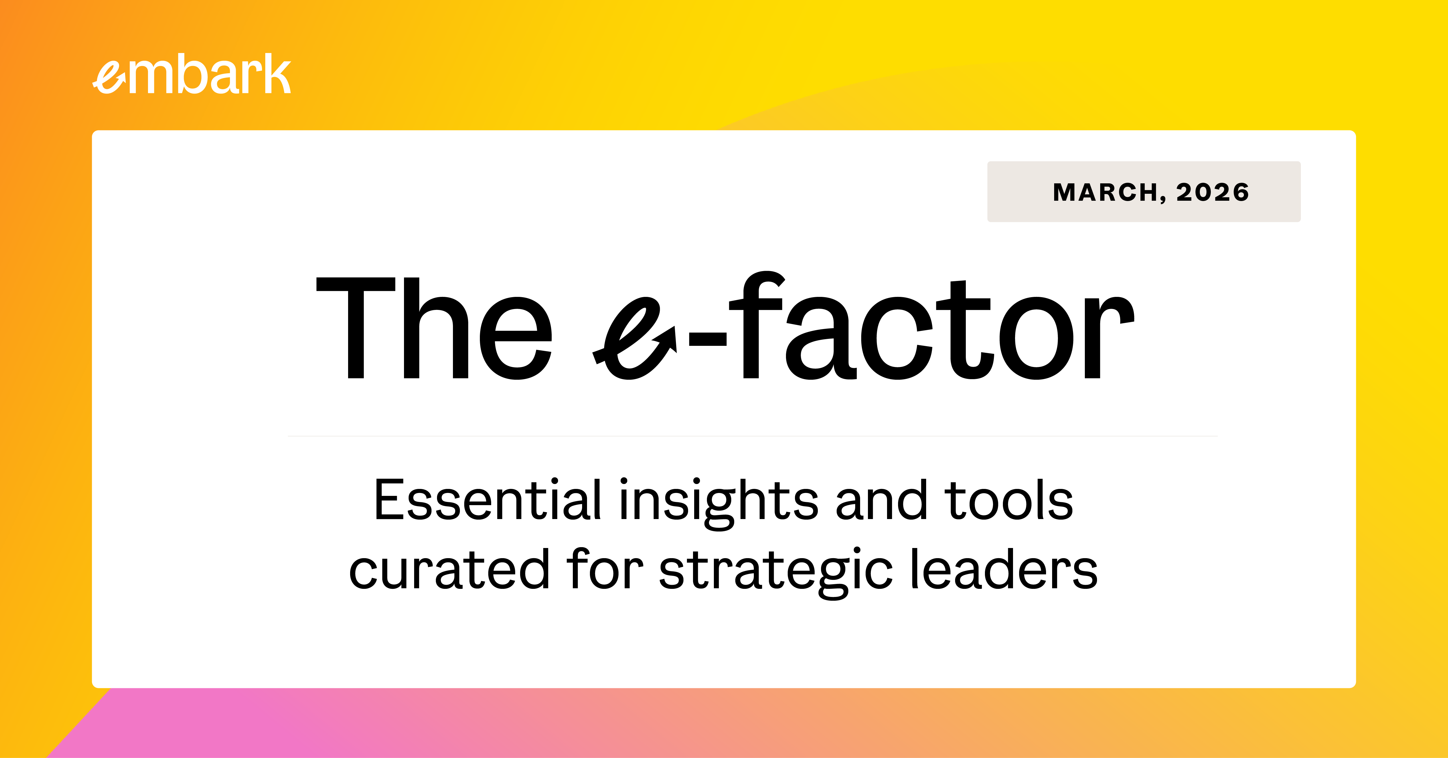 The Q1 Pulse: Strategy & Insights for Business Leaders